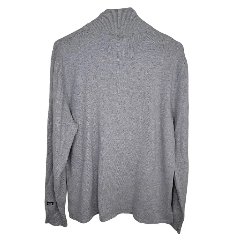 The North Face wool blend mock neck men's pullover medium